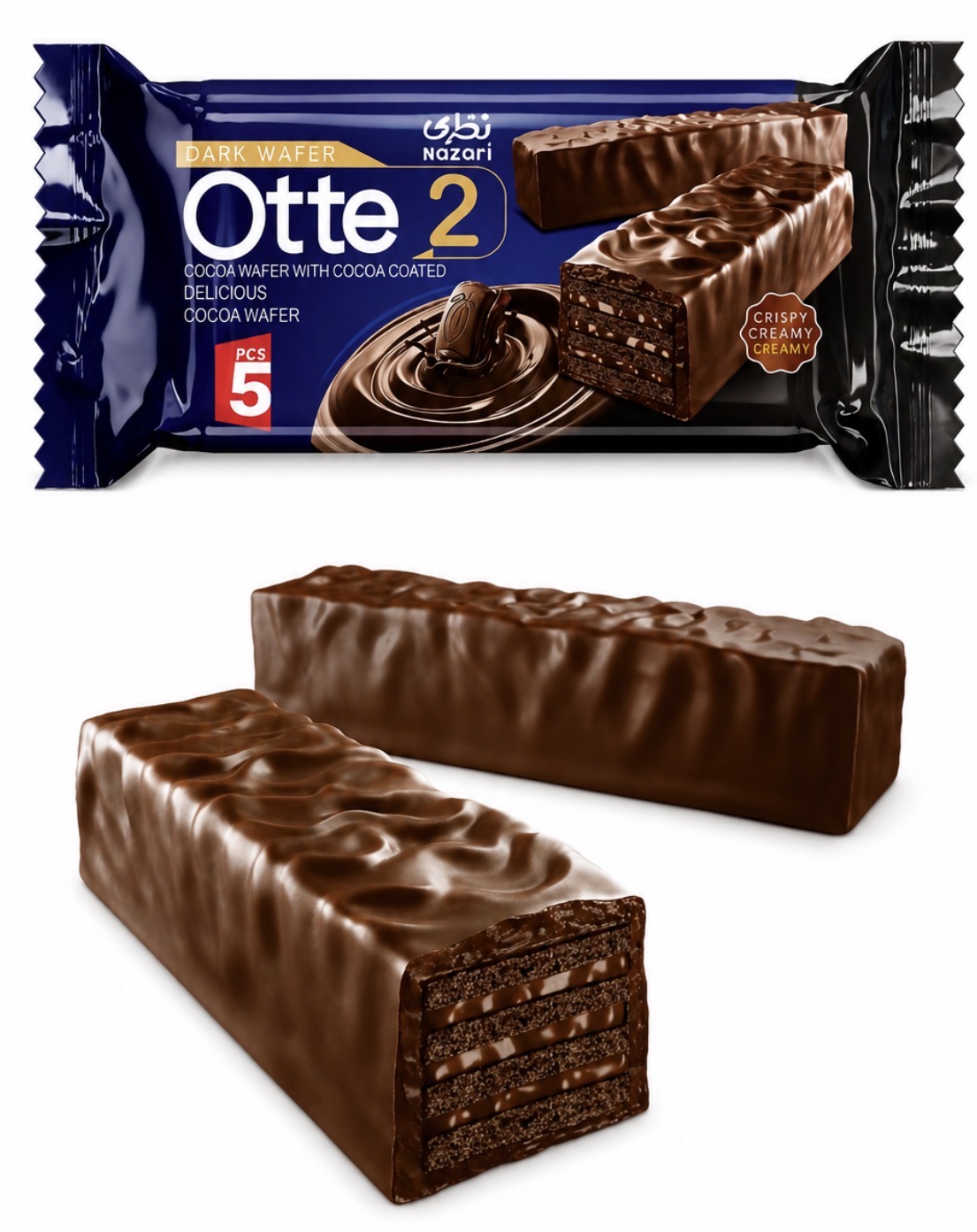 Cocoa Otte Finger With Cocoa Cream