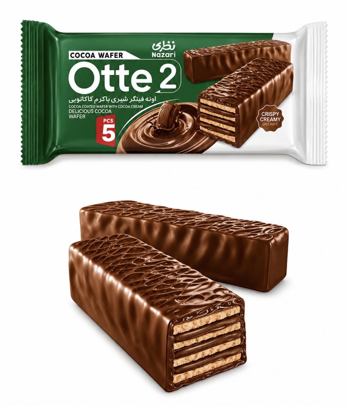 Milky Otte Finger With Cocoa Cream